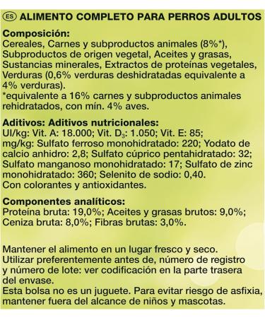 Purina Friskies - Adult Dog Food (poultry and vegetables added) - Buy Online on GoSupps.com