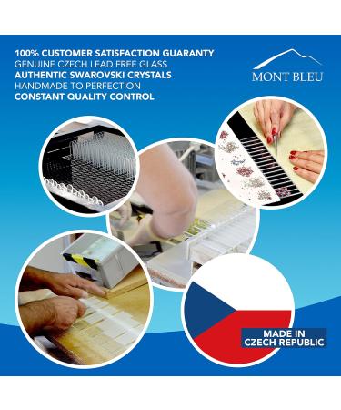 Large Crystal Nail File with Swarovski Elements Hand Made Czech Tempered Glass Lifetime Guaranty in Suede Sleeve (Fireopal) - Buy Online on GoSupps.com