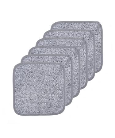 Buy Polyte Premium Microfiber Dye-Up Cloths - Hypoallergenic Chemical-Free - 6 Pack (20x20 cm Gray) - Ideal for Cleaning & Crafts - Buy Online on GoSupps.com