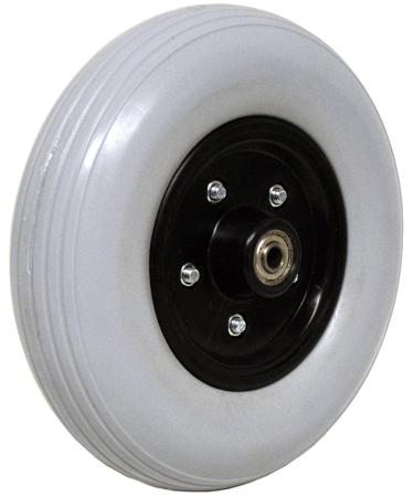 8" x 2" (200x50) Heavy Duty Wheel (Each) for Jazzy, Pride, Jet Power and Many Other Standard Wheelchairs. Firm Tread for Easier Rolling (Grey). 5/16" (8 mm) Bearing, 2-3/8" (60 mm) Hub Width