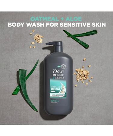 DOVE MEN + CARE Body & Face Wash Sensitive Skin For Hydrated Smooth Skin - 30 oz - Buy Online on GoSupps.com