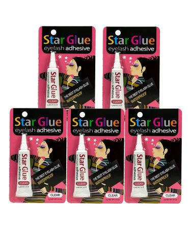 STAR GLUE Waterproof Eyelash Adhesive Combo - 10 Pcs, 0.24oz - Eye Shadow, Mascara, Eyeliner Set - Buy Online on GoSupps.com