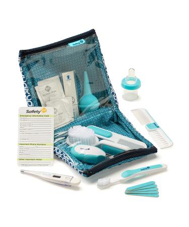 Safety 1st Deluxe 25-Piece Baby Healthcare and Grooming Kit - Arctic Blue | Essential Baby Care Set - Buy Online on GoSupps.com