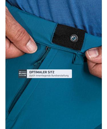 Sch ffel Men's Folkstone Shorts - Versatile Hiking Trousers with Adjustable Waist & Practical Pockets - Outdoor Pants in 54 Dress Blues - Buy Online on GoSupps.com