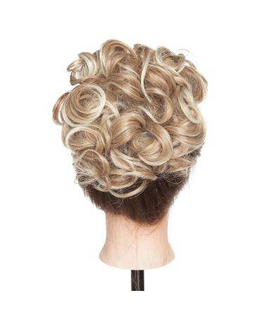 SEGO Hair Extensions - Light Brown to Bleached Blonde Hairpiece Bun for Effortless Updos | Real Hair Hair Tie - Buy Online on GoSupps.com