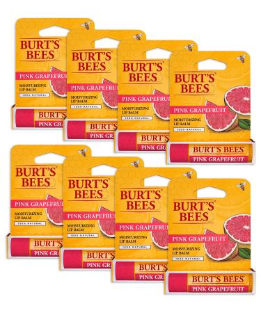 Burts Lip Balm Pnk Grpfrt Size .15 O Burts Bee Lip Balm - Pink Grapefruit - Pack of 8 Pink Grapefruit 0.15 Ounce (Pack of 8) - Buy Online on GoSupps.com