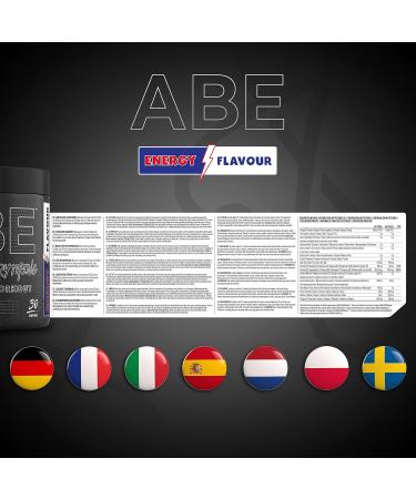 Applied Nutrition ABE Pre Workout Powder - Energy & Performance Boost - 30 Servings (Energy Flavour) - Buy Online on GoSupps.com