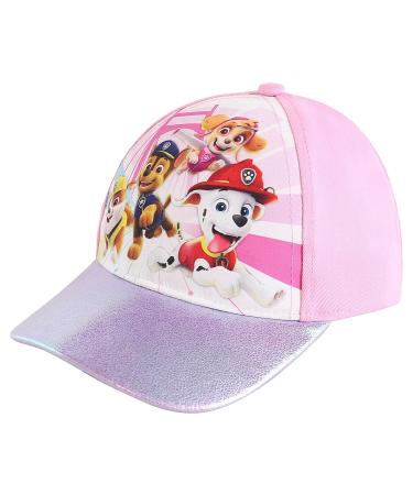 Nickelodeon Girls Baseball Cap, Paw Patrol Adjustable Toddler Hat for Ages 2-4 Pink 2-4T
