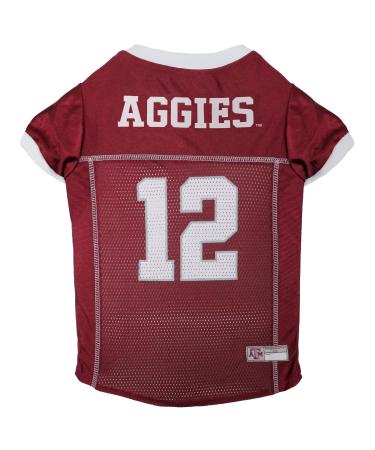 Pets First NCAA College Tennessee Volunteers Mesh Jersey for DOGS & CATS, Small. Licensed Big Dog Jersey with your Favorite Football/Basketball College Team Pets First TAM-4006-XXL Texas A & M Mesh Jersey One Size Multi