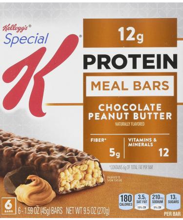 Buy Kellogg's Special K Protein Meal Bar Choc Peanut Butter - 6 Bars | International Shipping Available - Buy Online on GoSupps.com