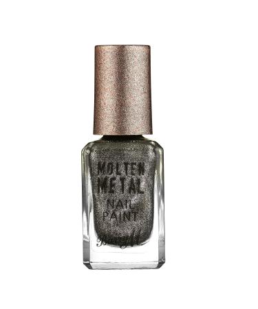 Barry M Cosmetics Molten Metal Nail Paint Black Diamond
