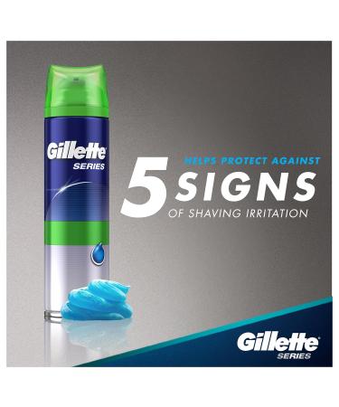 Buy Gillette Series Shaving Gel for Sensitive Skin - 7 Oz | Multicolor - Fast International Shipping - Buy Online on GoSupps.com