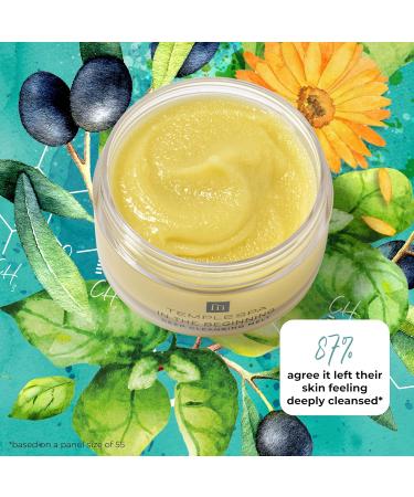 TEMPLESPA In The Beginning Facial Balm Cleanser | Deep Nourishment Gentle Exfoliation Vegan & Cruelty-Free | 2.5 fl.oz - Achieve Fresh Super Soft Skin - Buy Online on GoSupps.com