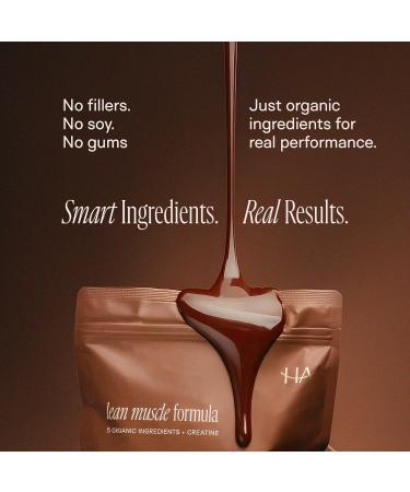 Happy Aging Protein Powder for Women 20g Organic Pea & Pumpkin Seed Protein 5g Creatine Monk Fruit Sweetened Organic Cocoa & Chia Vegan Plant Based Protein Chocolate - Buy Online on GoSupps.com