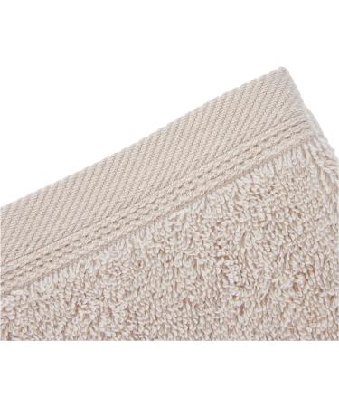De Witte Lietaer Contessa Luxe Set of 6 Cotton Washcloths - Sand Beige 16x22 cm - Buy Online on GoSupps.com