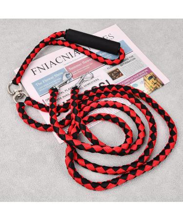 Tibapla Double Dog Leash - Reinforced Padded Handles for Small to Large Dogs - Healing & Training - 10mm x 140cm (Red) - International Shipping - Buy Online on GoSupps.com