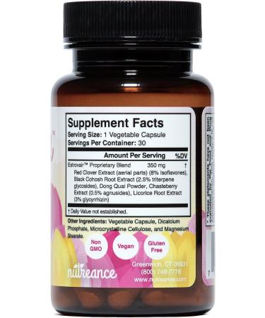 Estrovair Menopause Support Supplement - Natural, Non-GMO, Vegan & Gluten-Free - Buy Online on GoSupps.com