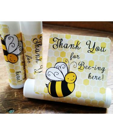 Bee Lip Balm Favors for Baby Showers and Birthdays - Set of 12 - Buy Online on GoSupps.com