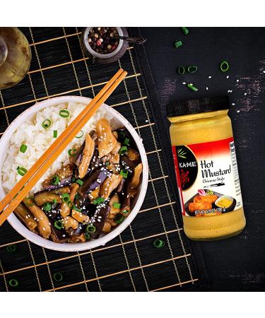 KA-ME Chinese Hot Mustard 7.25 oz (Pack of 2) | Gluten Free, No Preservatives | Authentic Asian Flavor for Egg Rolls, Wonton, Roasted Pork Belly | Shop Now - Buy Online on GoSupps.com