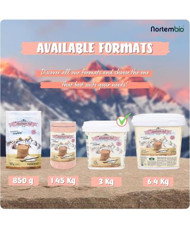 Nortembio Rosa Himalaya Salt 3 kg - Extra Fine Grain 100% Natural Rich in Minerals for Healthy Cooking - No Preservatives from Punjab Pakistan - Buy Online on GoSupps.com