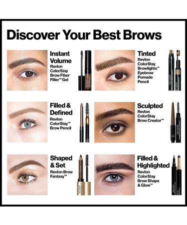 Revlon Colorstay Brow Pencil 205 Blonde - Long-lasting Formula for Defined Brows - Buy Online on GoSupps.com