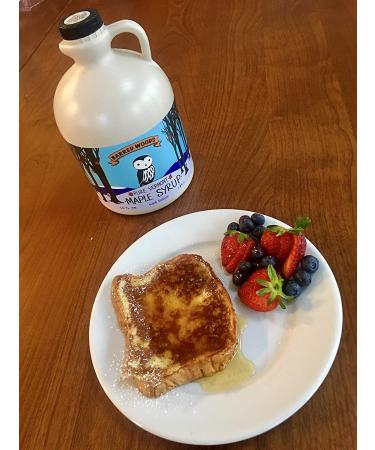 Pure Vermont Organic Maple Syrup - 16 oz Grade A Amber Rich - Barred Woods Maple - Buy Online on GoSupps.com