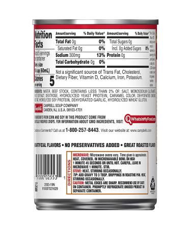 Campbell's Gravy Au Jus 10.5 oz. Can 24-Pack - Savory Beef Gravy for Meals - Buy Online on GoSupps.com