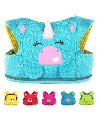 Trunki ToddlePak - Fuss Free Baby Walking Reins and Toddler Safety Harness Una Unicorn (Teal) Turquoise One Size