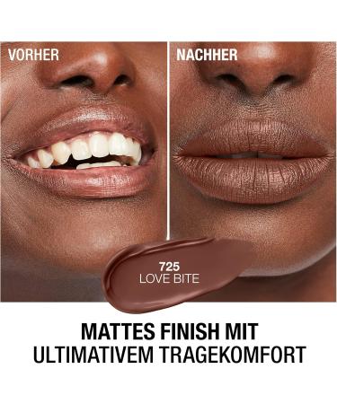  Manhattan Manhattan Lasting Perfection Mega Matte Liquid Lip Colour 725 - Buy Online on GoSupps.com