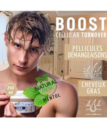 Refreshing Purifying Scalp Scrub with Glycolic Acid 100ml Delicate Hair Scrub with Mineral Granules Fights Dandruff and Oily Skin - Buy Online on GoSupps.com