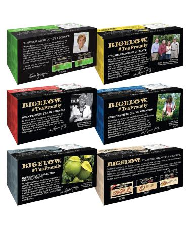 Bigelow Black Tea Variety Pack - 120 Caffeinated Tea Bags (6 Flavors, 20 Count Each) - Buy Online on GoSupps.com