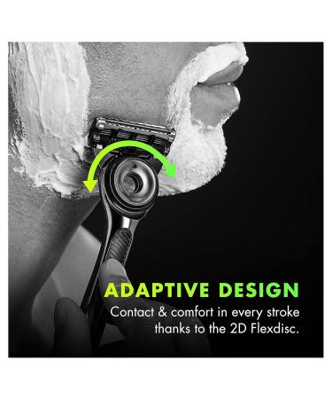 Buy GilletteLabs Exfoliating Bar Razor for Men - Handle Blade Refill & Magnetic Stand | Best International Shipping - Buy Online on GoSupps.com