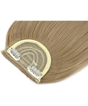 Clip In Bangs Hair Extensions - Ash Blonde Front Full Neat Bangs Fringe - Thick Straight Hairpiece for Women - Buy Online on GoSupps.com