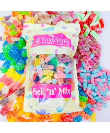 The Yorkshire Confectionery Company - Fizzy Favourites Pick And Mix Sweets 1kg Pouch Bag packed with Sweets and Candy. Assortment is in a Large Resealable Bag Great For Sharing Or As A Gift (1kg) - Buy Online on GoSupps.com