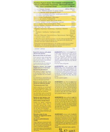 Alpro Banana Soy Drink 1 L - Pack of 4 - Buy Online on GoSupps.com