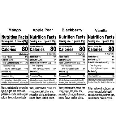 Gatorade Endurance Energy Gel No Caffeine 4 Flavor Variety Pack of 12 - Buy Online on GoSupps.com