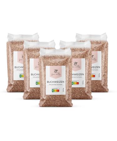 fine mills buckwheat gently roasted 100% buckwheat 5 x 1000g GMO-free vegetarian/vegan