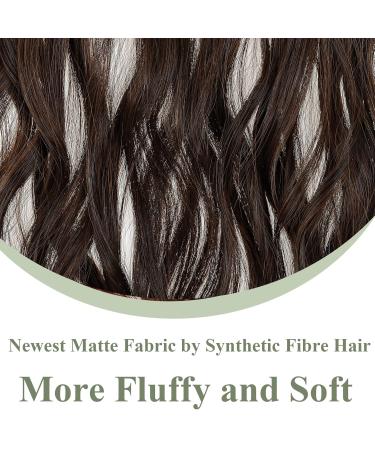 Sego 50cm Secret Hair Extensions - Invisible Wire Wavy Dark Brown & Light Brown Mix - Flawless Tresse Hair for Effortless Glam - Buy Online on GoSupps.com