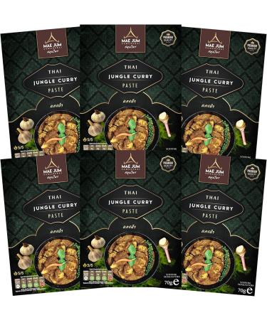 Traditional Thai Jungle Curry Paste (1 x 70g) by Mae Jum - Buy Online on GoSupps.com