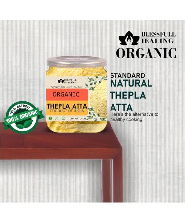 Blessfull Healing Organice THEPLA Atta 2 lb (907 Gram) - Buy Online on GoSupps.com