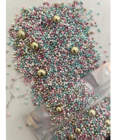 Edible Aqua Berry Dreams Cake Sprinkles Luxury Mix 45g Cupcake Cake Decoration Gold Sprinkles Cake Sprinkles Mix Gold Sprinkles Green Sprinkles Torquise White Berry Pink Sprinkles - Buy Online on GoSupps.com