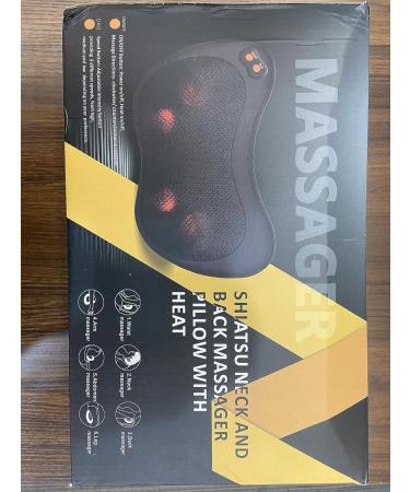 Shiatsu Massager Pillow for Neck & Back Heat Function & Rotating Heads | Ideal Mother's Day Gift | Shop Internationally - Buy Online on GoSupps.com