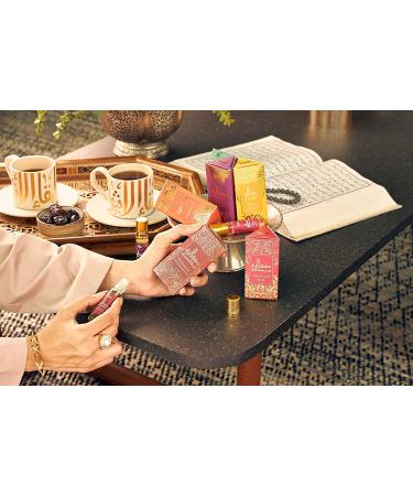 Dukhni Attar Oil Set | Authentic Arabic Fragrance Oils | Alcohol-Free & Halal | Sandalia, Sandal Mukhamara, Sandal Rose, Sandal Ambari, Sandal Khus, Sandal Jasmine - 6ml each - Buy Online on GoSupps.com