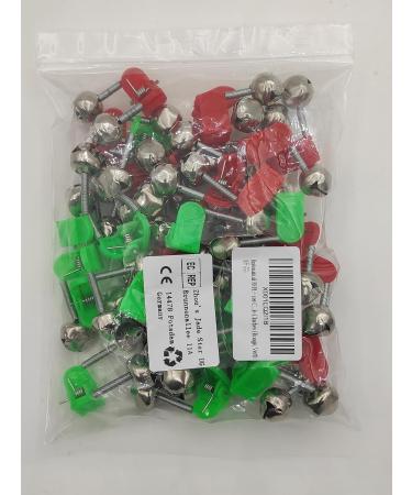 Brateuanoii 30-Piece Fishing Bells Set - Dual Color Bite Indicators for Outdoor Fishing - Essential Fishing Accessories - Buy Online on GoSupps.com