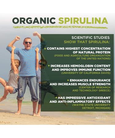 Organic Spirulina Powder 200g - Natural Immune System Booster | MySuperfoods - Buy Online on GoSupps.com