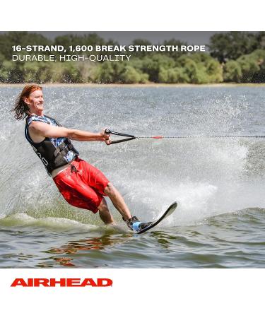 AIRHEAD Watersports Water Ski Rope - 4 Section, 75 ft Black | 75' Length - Buy Online on GoSupps.com
