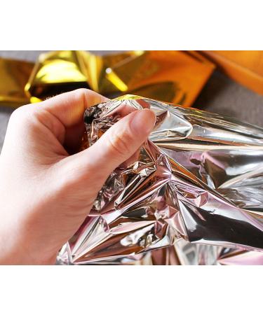 Medi-Inn+ Gold Silver Rescue Blanket | 160x210 cm | Emergency First Aid & Cold/Heat Protection | Bulk Pack of 100 - Buy Online on GoSupps.com