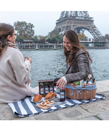 St Dalfour St. Dalfour Fruit Spread Gift Set - Emily in Paris Edition - 100% Fruit No Added Sugar & Gluten Free - 3 x 284g (Strawberry Raspberry Black Cherry) with Ceramic Spoon - Buy Online on GoSupps.com