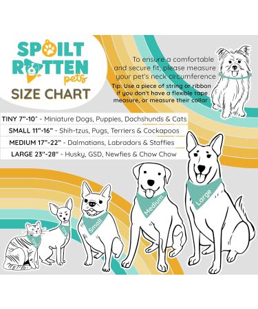 Spoilt Rotten Pets Purple Any Wording Of Your Choice Custom Dog Bandana Scarf For Dogs & Cats (S2 Small Dogs Terrier Shih-Tzu & Cockers) - Buy Online on GoSupps.com