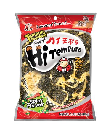 Tao Kae Noi Tempura Seaweed Algensnack im scharfen Tempuramantel 40 g Scharf 40 g (1Pack) - Buy Online on GoSupps.com